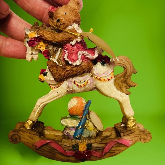 New! In box Vintage Joy Ride Bear by Regency Fine Arts Resin Rocking Chair Horse - Picture 8 of 8